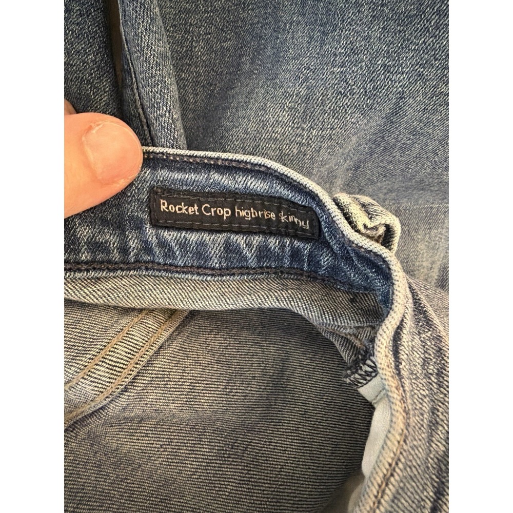 Citizens Of Humanity Women's Size 28x25 Rocket‎ Crop High Rise Skinny Jeans Blue - Picture 2 of 15